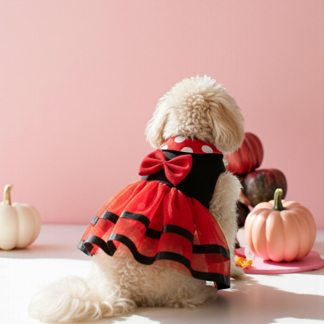Vestido Minnie para perros y gatos
