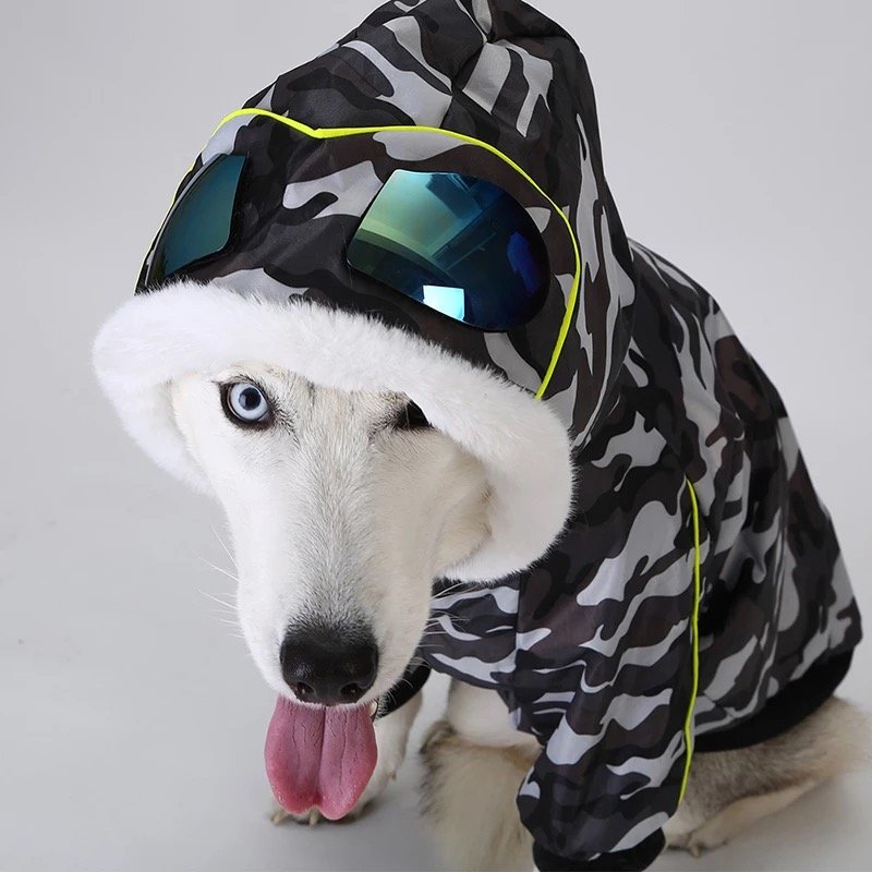 Parka Camuflada Grande