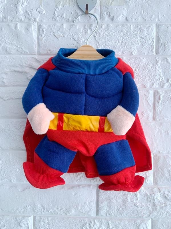 Disfraz Superman Musculoso para perros y gatos