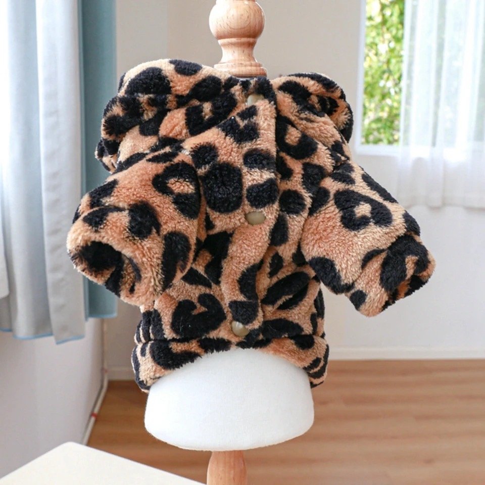 Poleron Animal Print Rojo