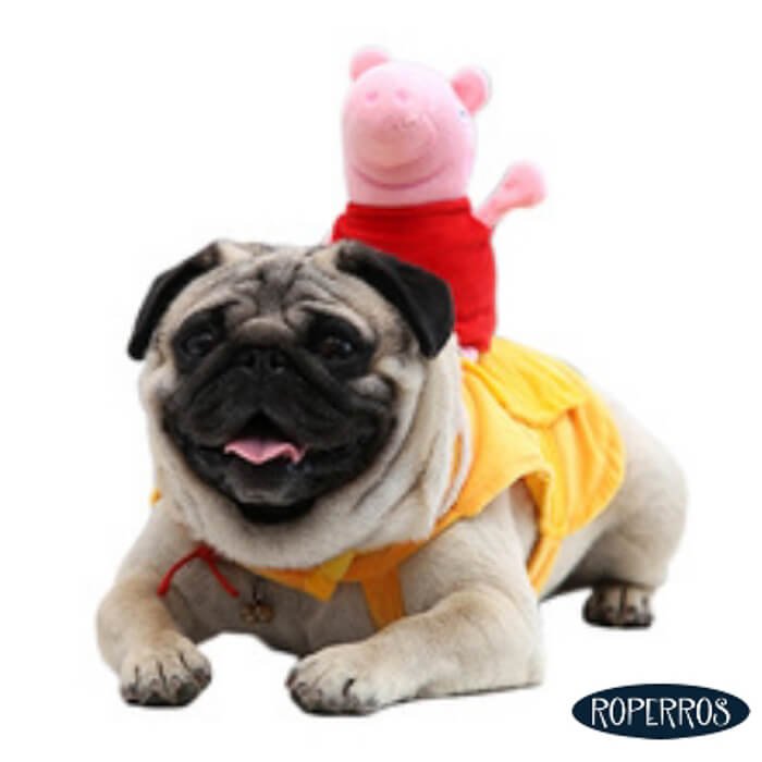 Disfraz Peppa Pig para perro o gato