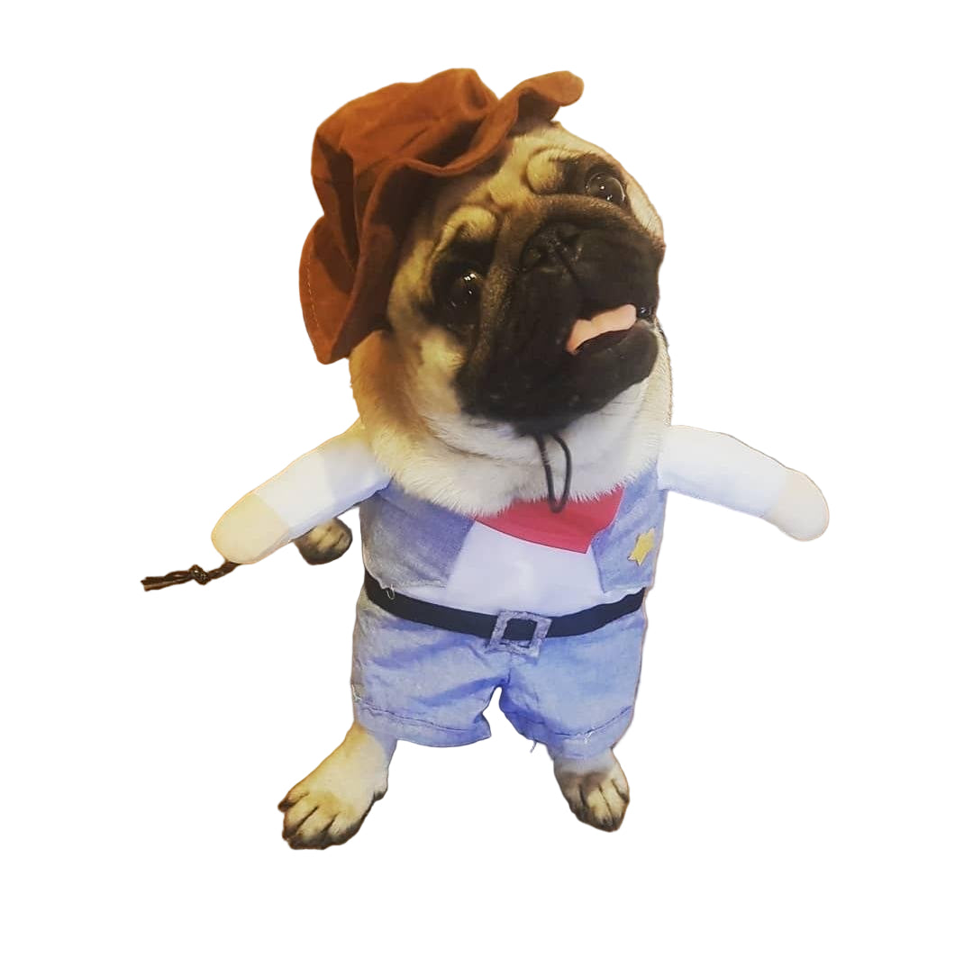 Disfraz Sherif para perro o gato