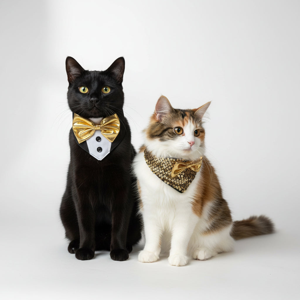 Bandanas Año Nuevo Mascotas