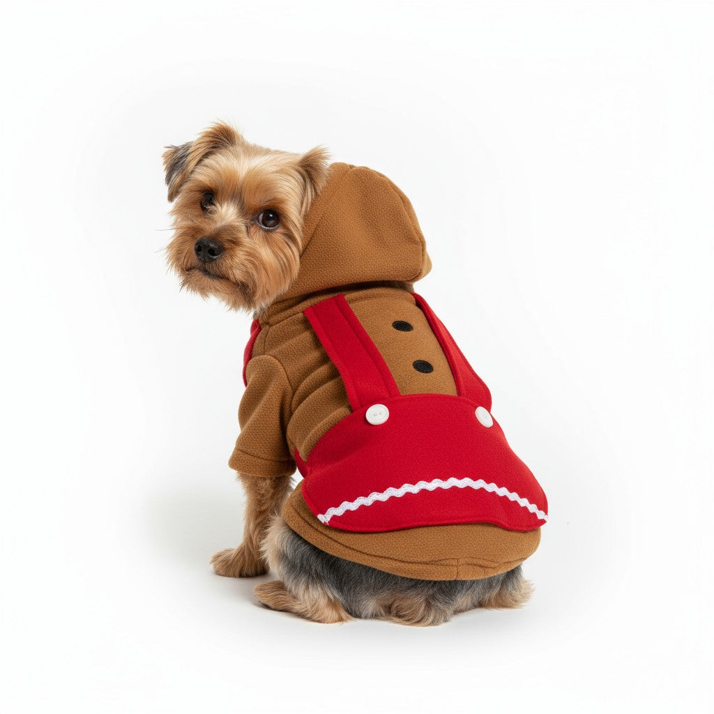 Trajes de Galleta Navideña para perros y gatos