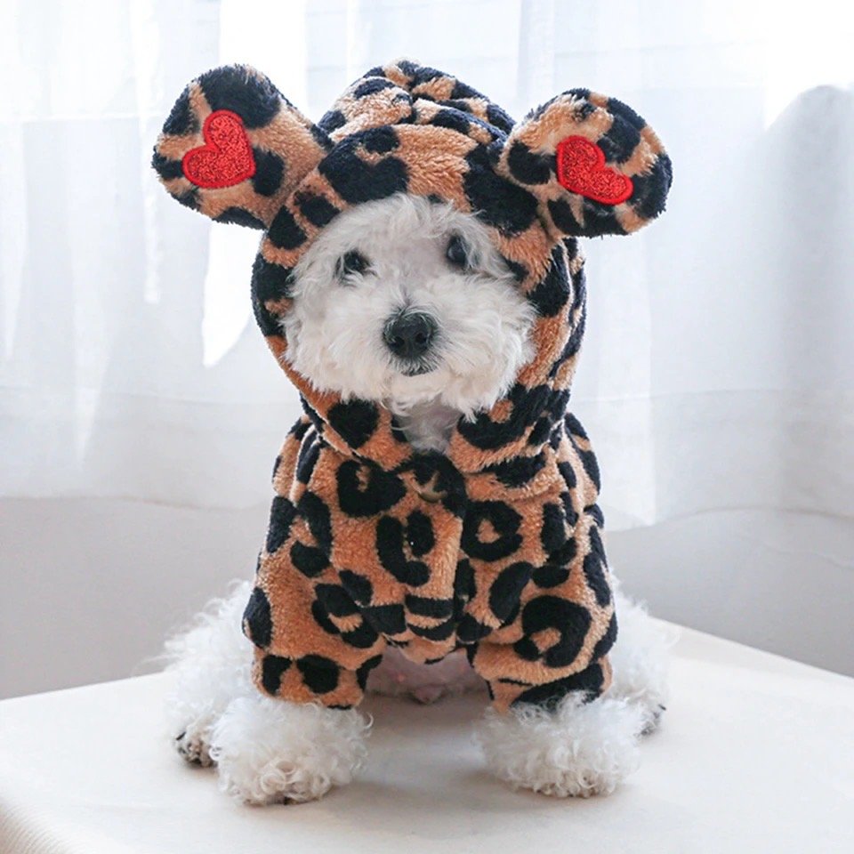 Poleron Animal Print Rojo