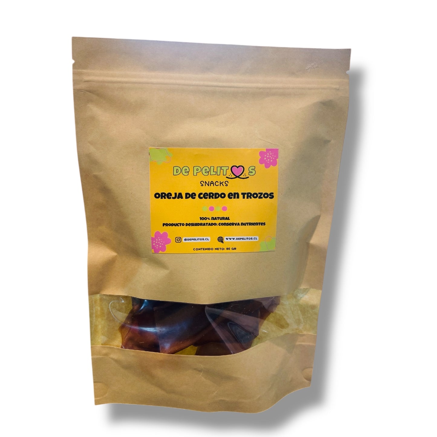 Orejas de Cerdo en Trozos (80g)