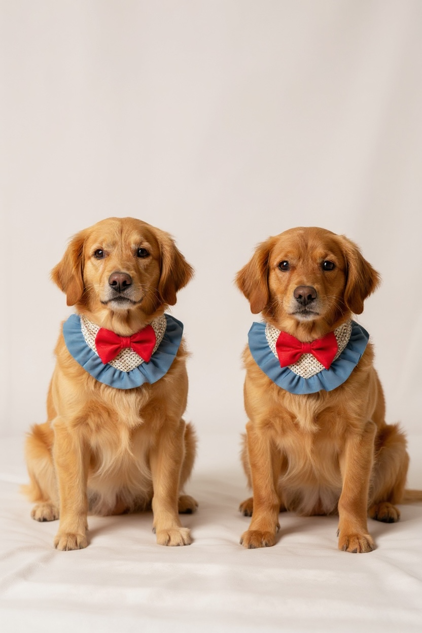 Bandana "Lunares & Moño" para mascotas con estilo