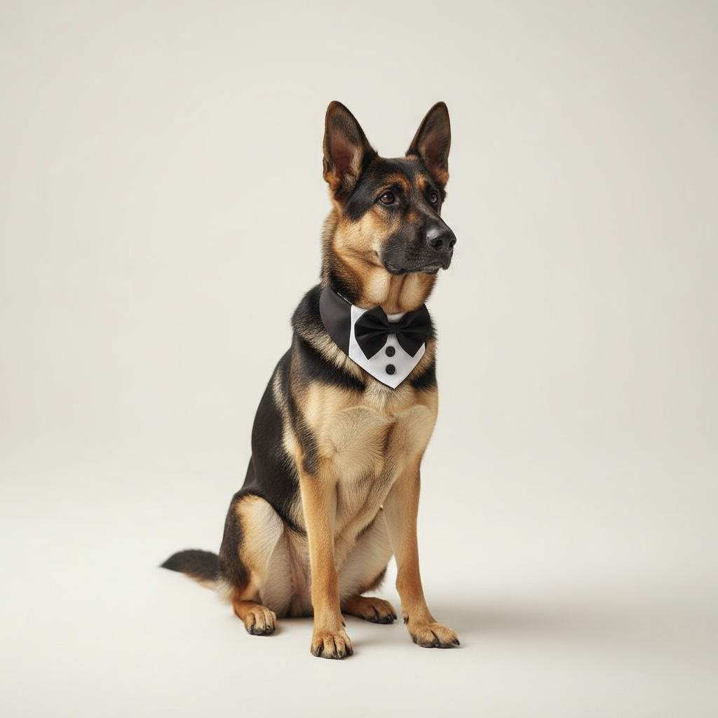 Bandana tipo Smoking para perros y gatos