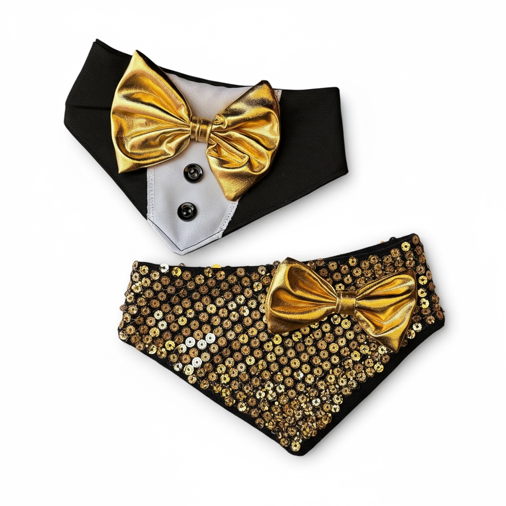 Bandanas Año Nuevo Mascotas