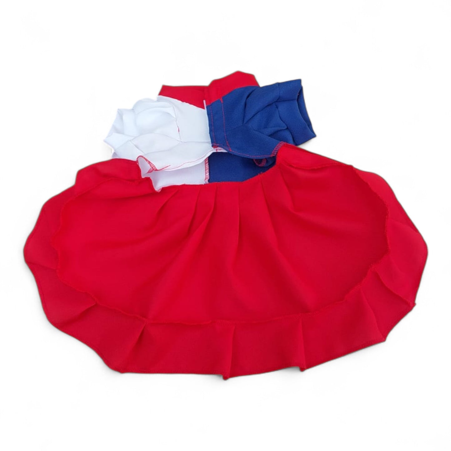 Vestido Mascotas Bandera Chilena