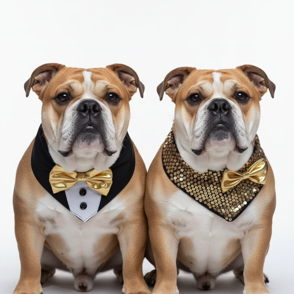 Bandanas Año Nuevo Mascotas