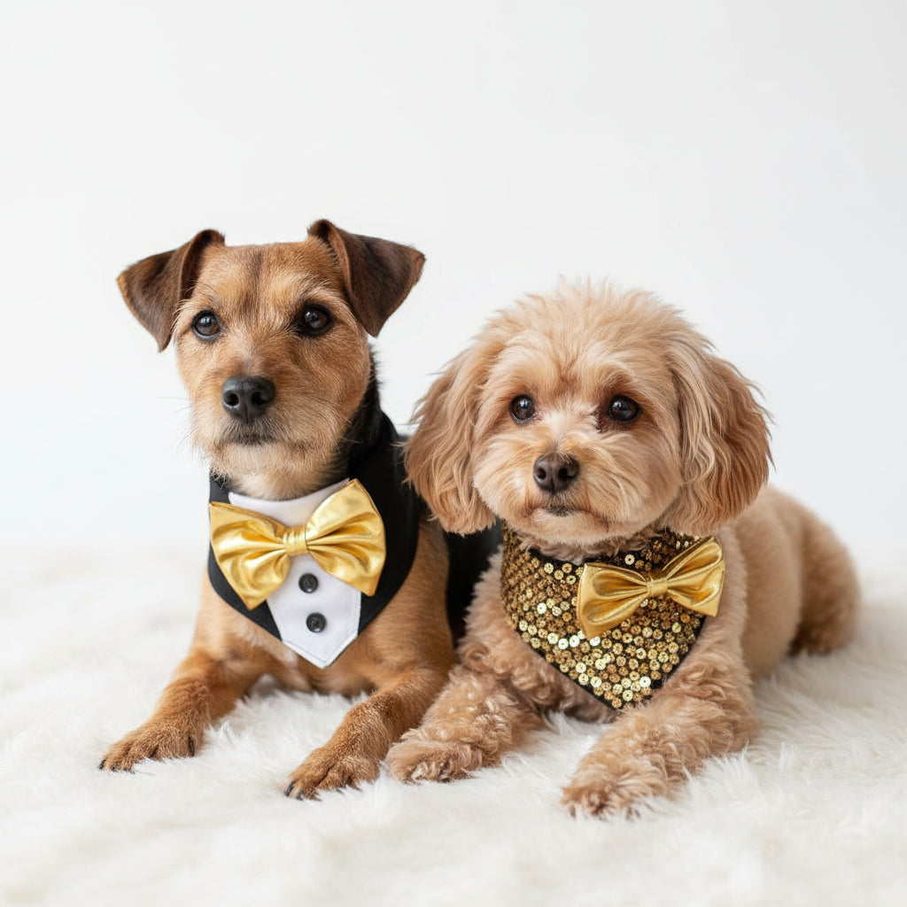 Bandanas Año Nuevo Mascotas