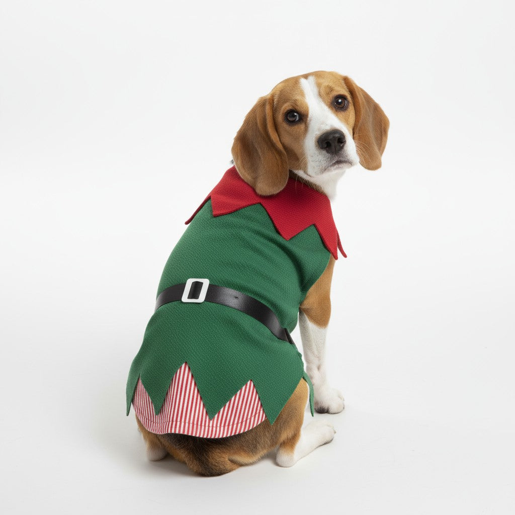 Trajes de Duendes Navideños para perros y gatos